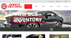 Desktop Screenshot of grantmotors.net